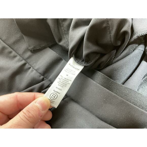 ATHLETA Black Pull On Venice Pintuck Athletic Casual Pants Size Medium - Picture 6 of 12